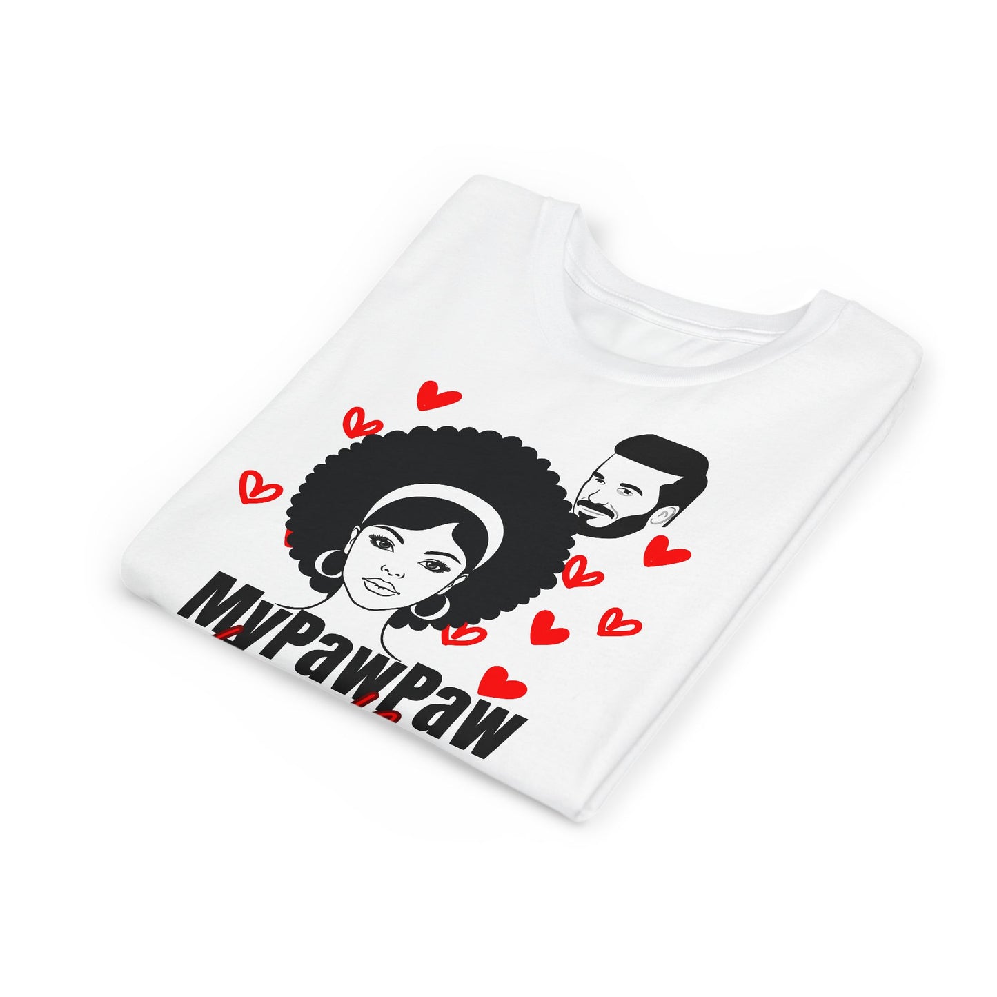 My PawPaw Loves Me Youth Tee - by Divinely Sown is Lightweight Comfort for a Girl