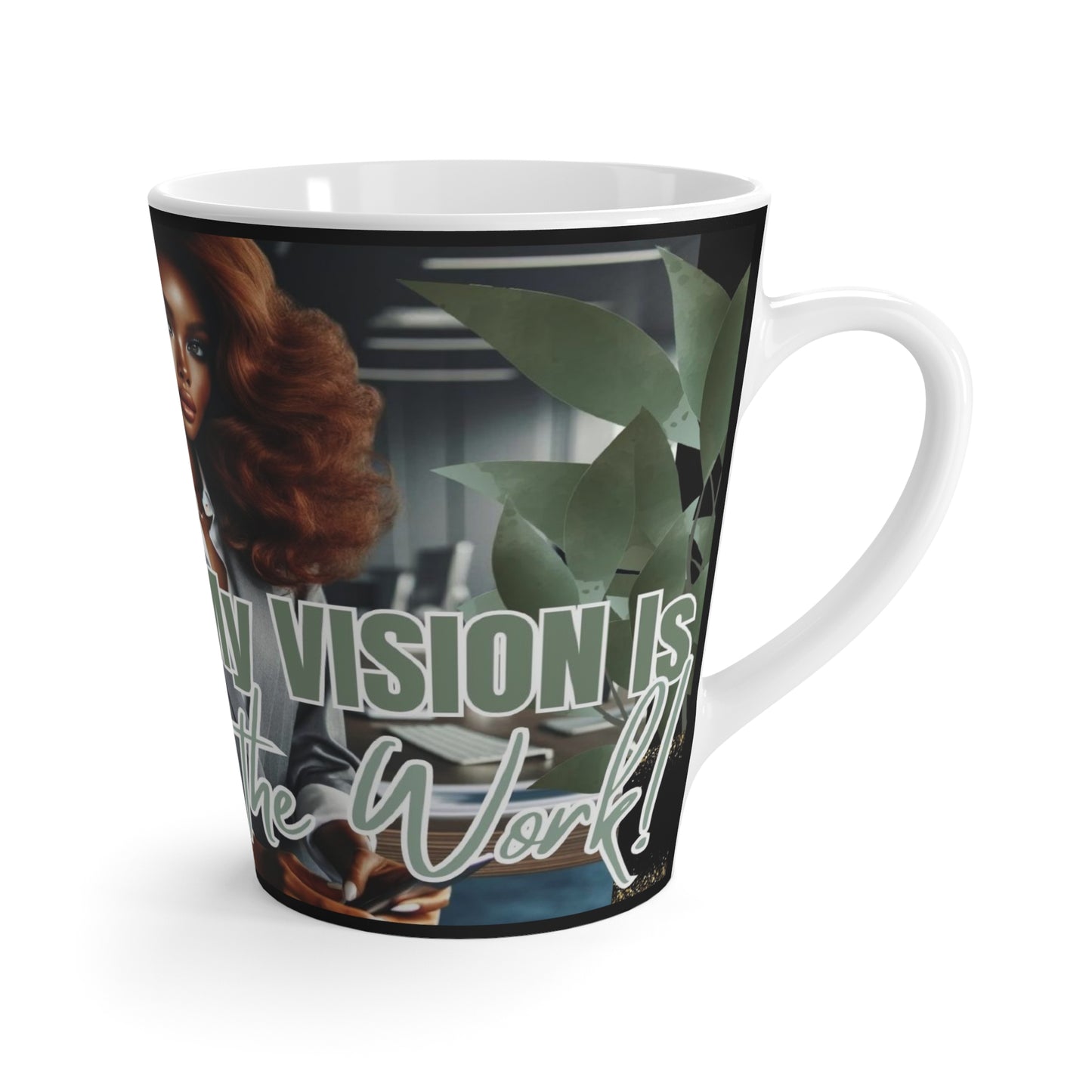 Divinely Sown Working Girl Latte Mug
