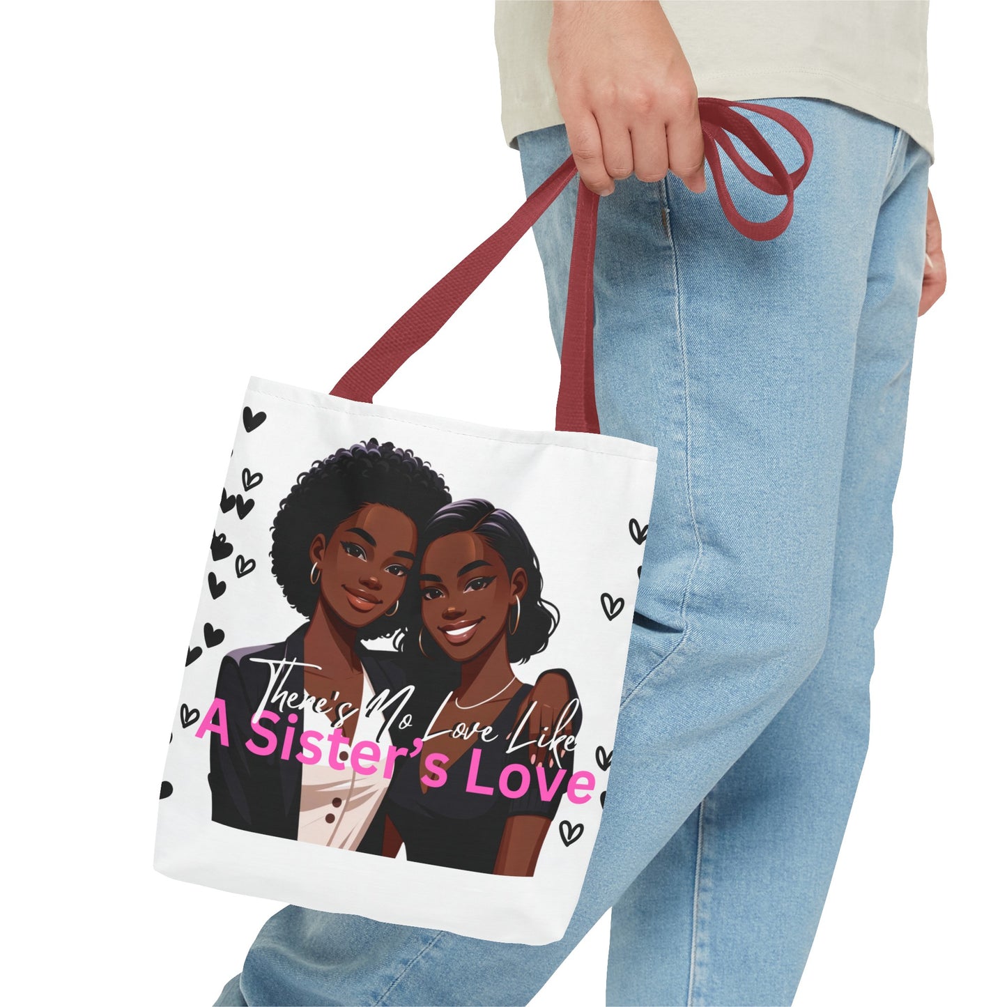 There's No Love Like A Sister's Love Tote Bag (AOP)