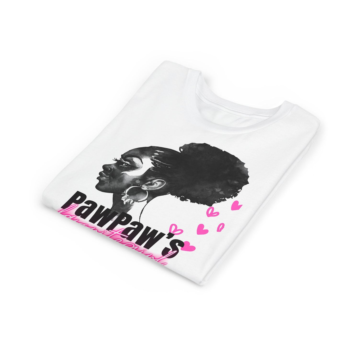 PawPaw's Favorite Girl Youth Short Sleeve Tee by Divinely Sown is Lightweight Comfort for a Girl