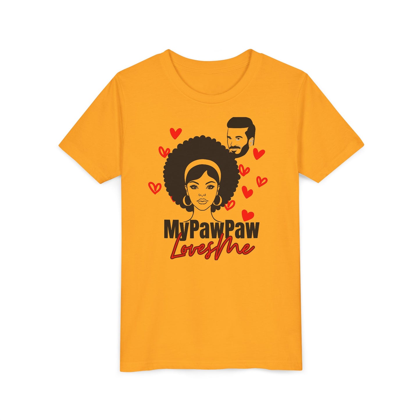 My PawPaw Loves Me Youth Tee - by Divinely Sown is Lightweight Comfort for a Girl
