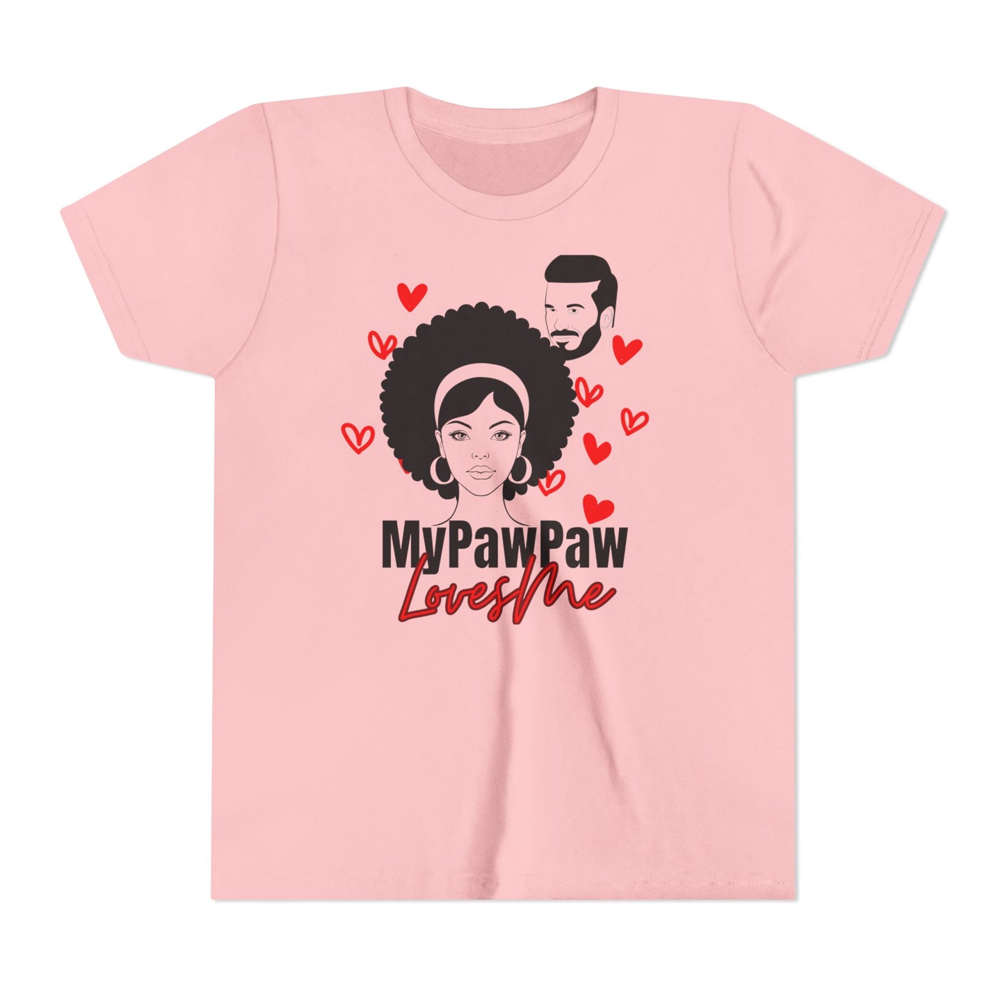 My PawPaw Loves Me Youth Tee - by Divinely Sown is Lightweight Comfort for a Girl