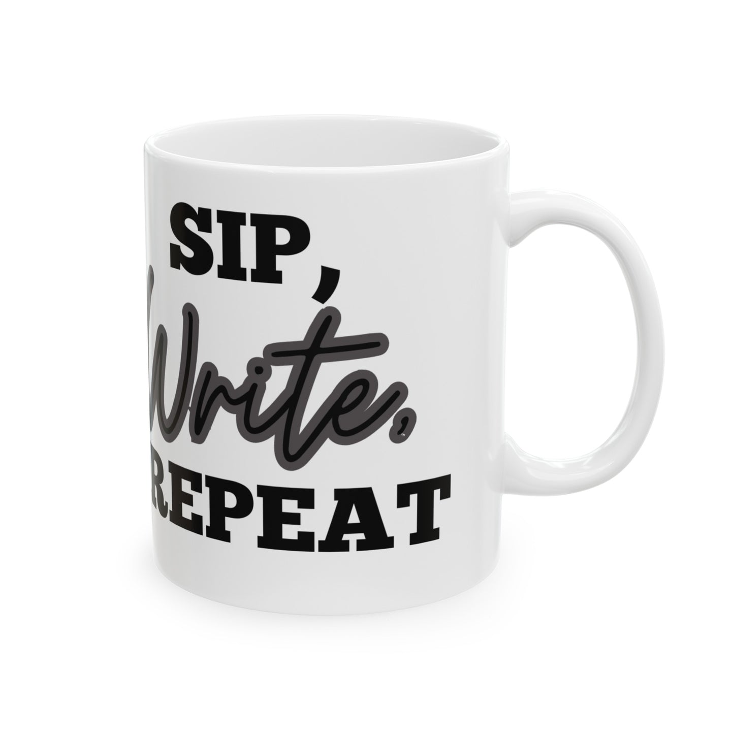 Sip, Write, Repeat Mug