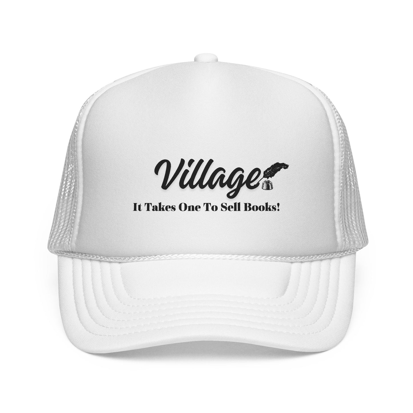 Village "It Takes One To Sell Books' Trucker Cap - by Divinely Sown for Any Occasion