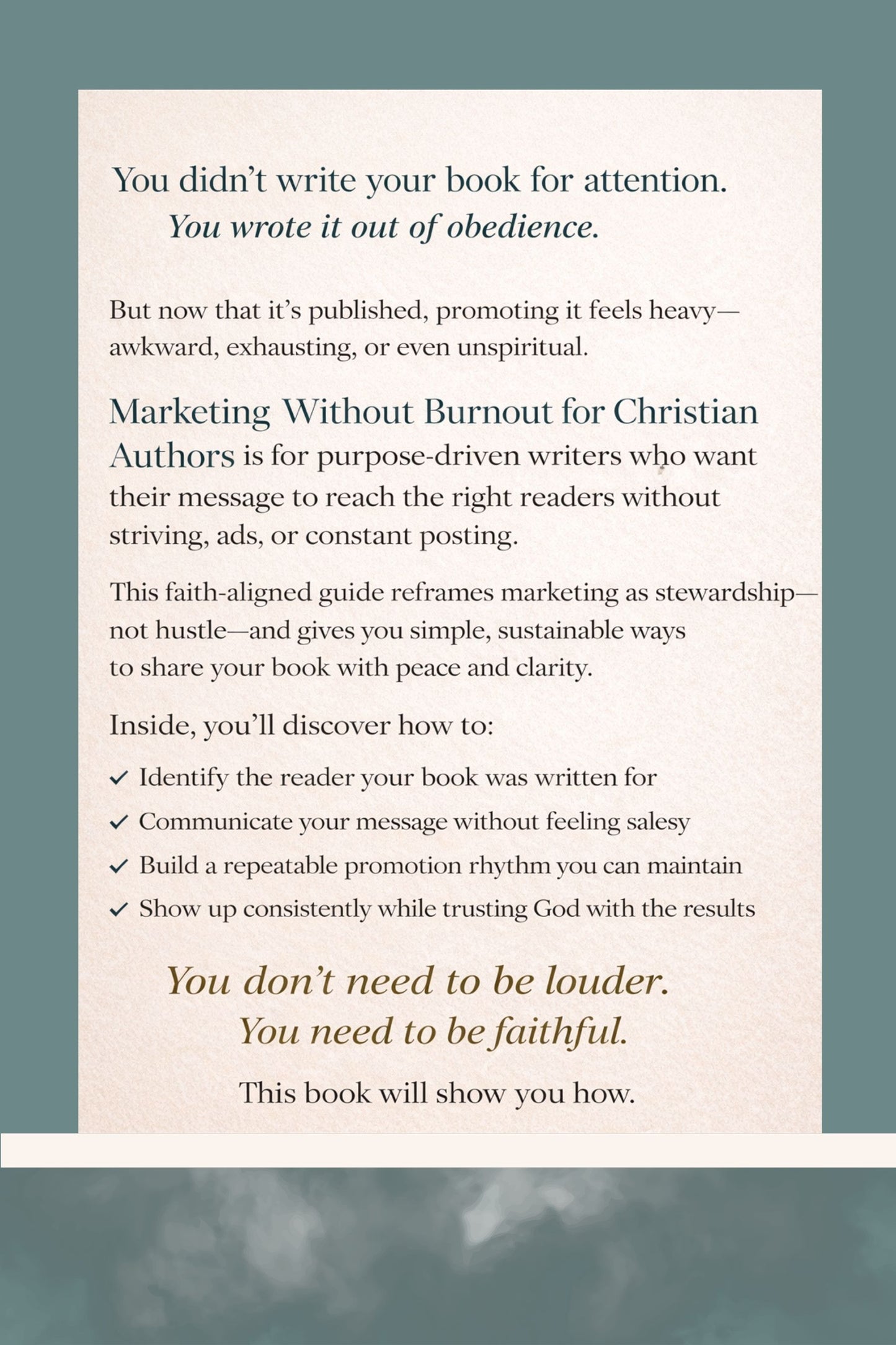 Marketing Without Burnout for Christian Authors