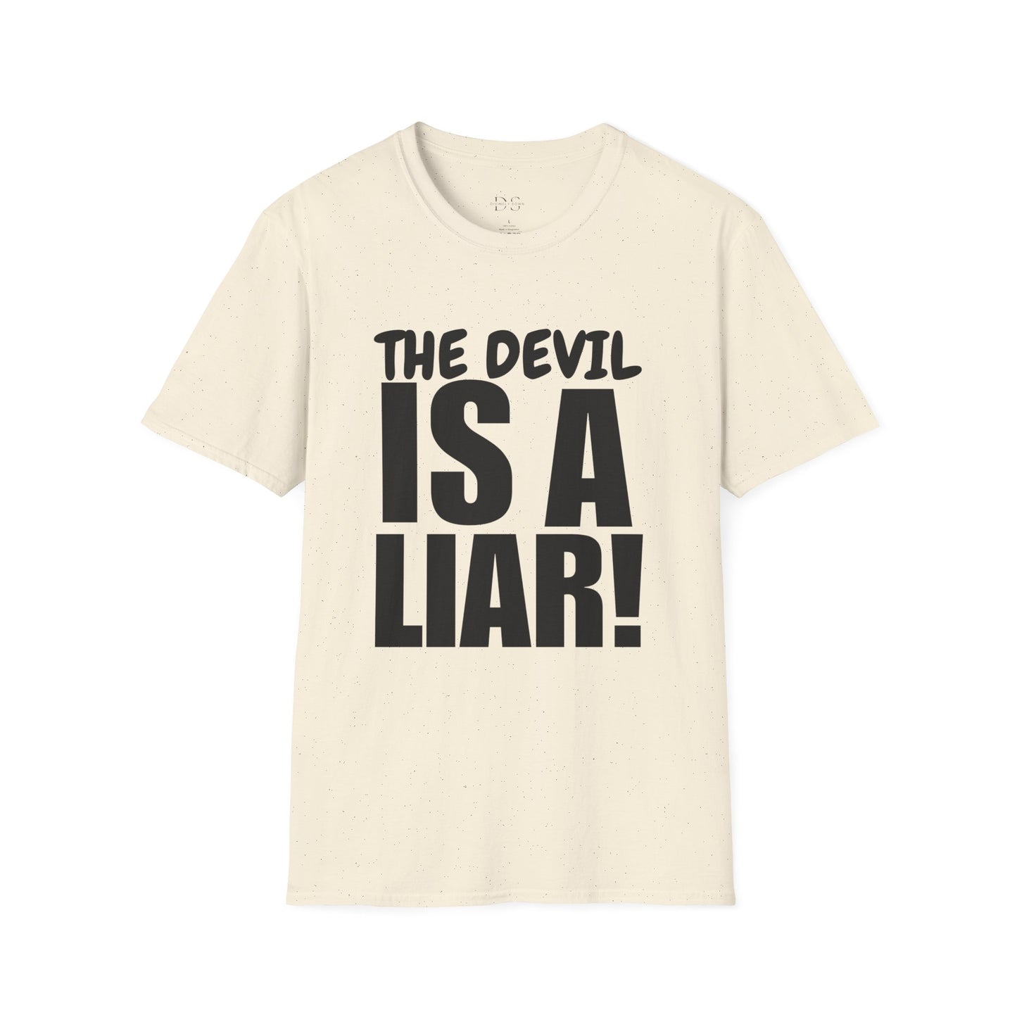 Christian Statement T-Shirt — "The Devil Is A Liar" Bold Faith Tee