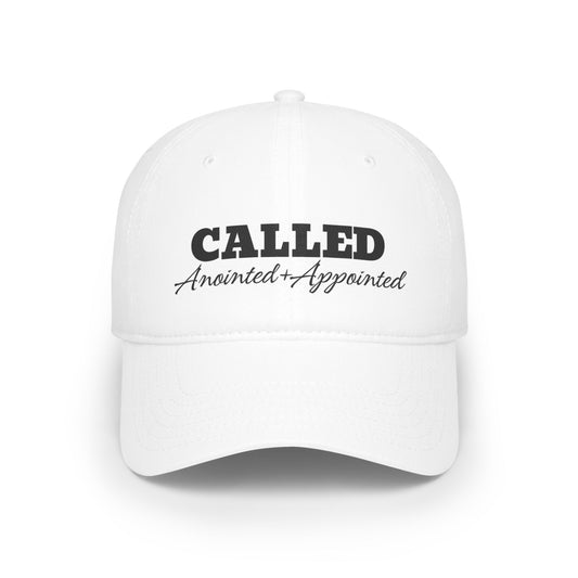 Called: Anointed & Appointed  Low Profile Baseball Cap - by Divinely Sown