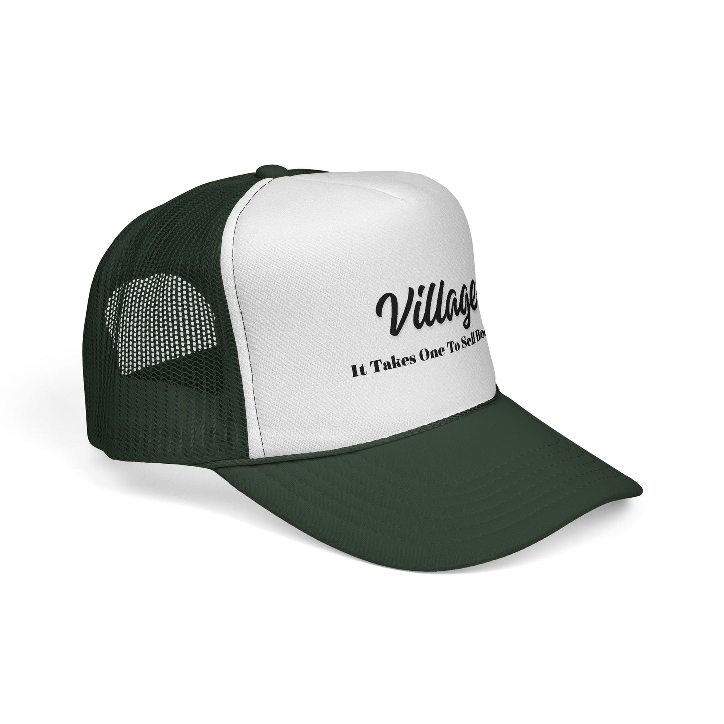 Village "It Takes One To Sell Books' Trucker Cap - by Divinely Sown for Any Occasion