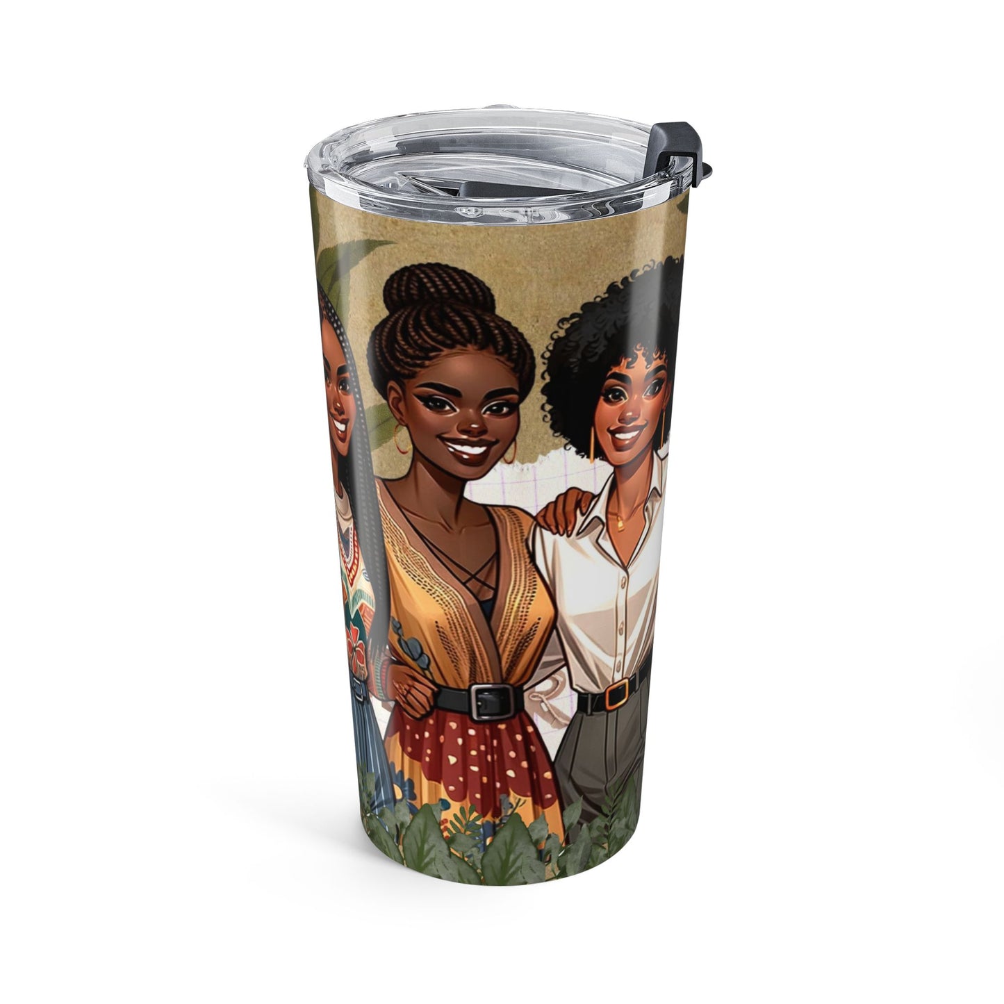 Brown Girls Read Affirmation Tumbler 20oz by Divinely Sown