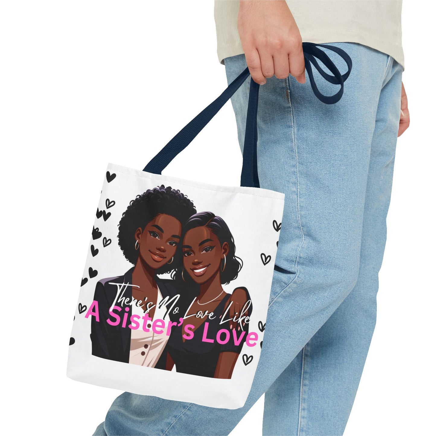 There's No Love Like A Sister's Love Tote Bag (AOP)