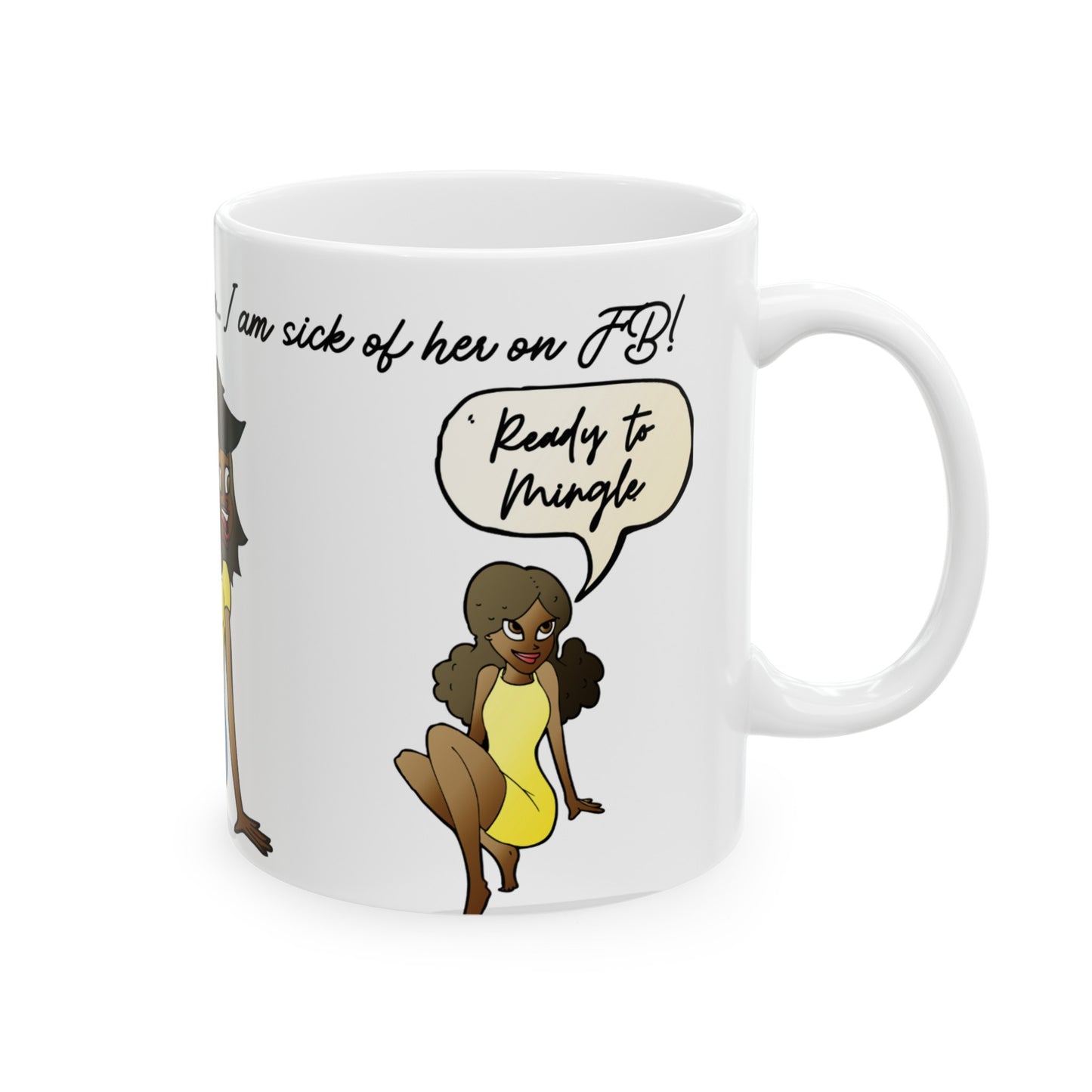 No Man-Prayer For My Sister Ceramic Mug 11oz