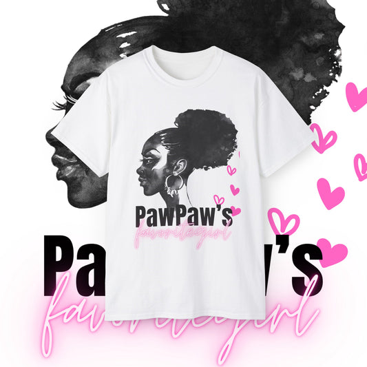 DS PawPaw's Collection: Paw Paw's Favorite Girl Unisex Ultra Cotton Tee