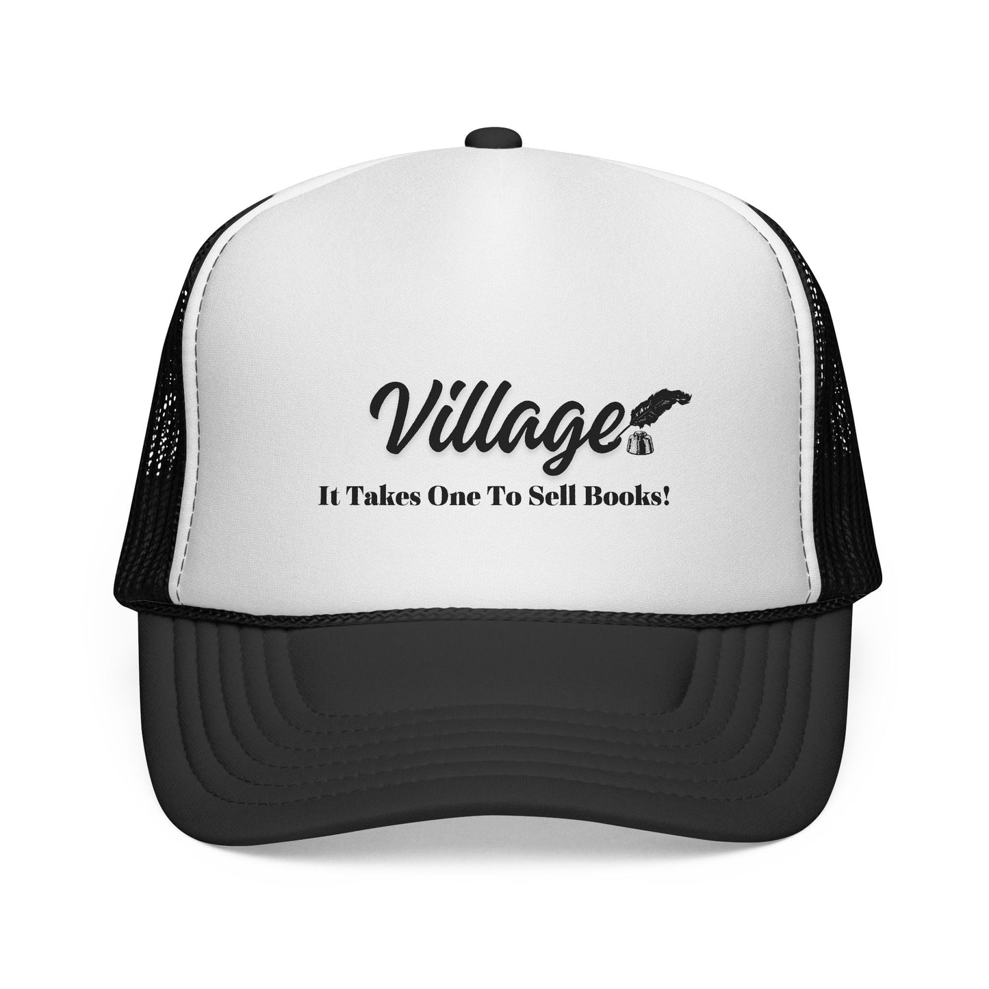 Village "It Takes One To Sell Books' Trucker Cap - by Divinely Sown for Any Occasion