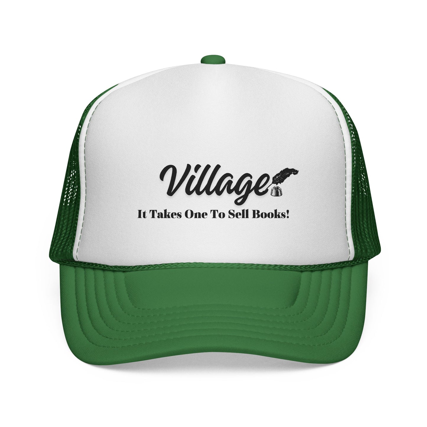 Village "It Takes One To Sell Books' Trucker Cap - by Divinely Sown for Any Occasion