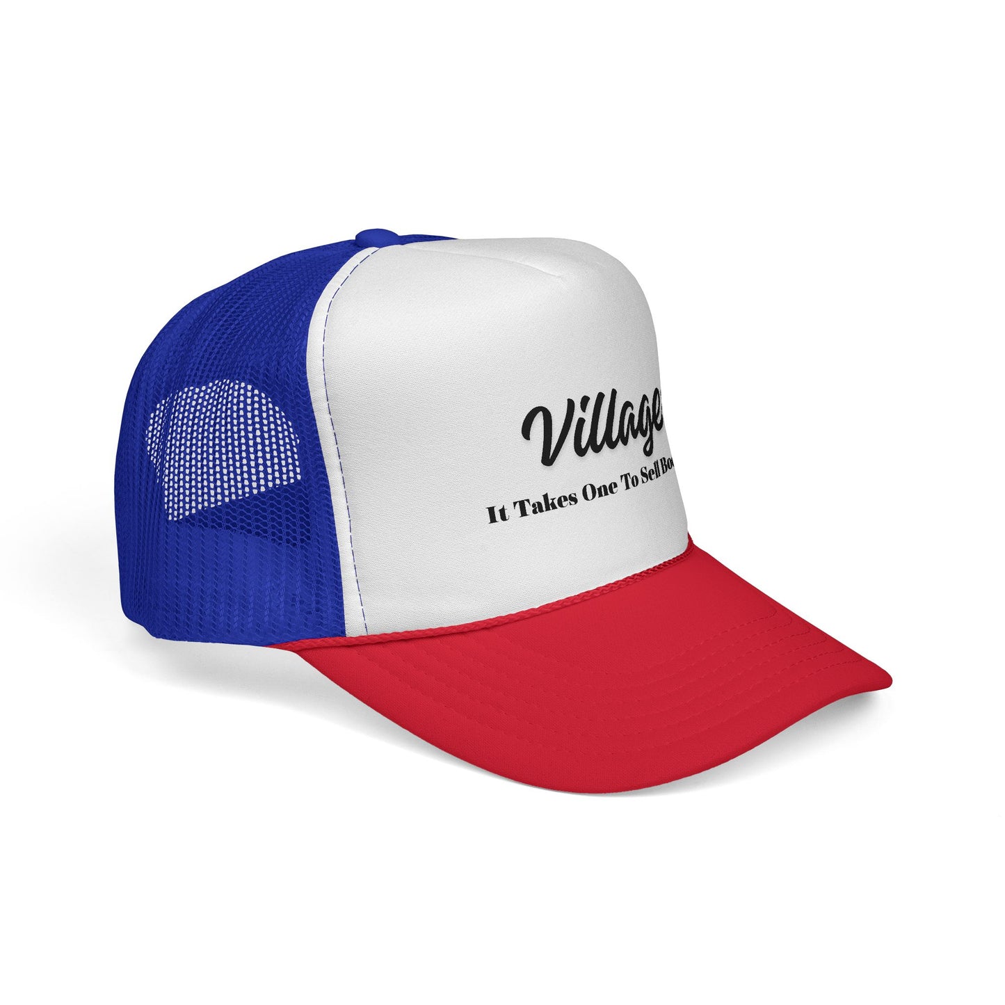 Village "It Takes One To Sell Books' Trucker Cap - by Divinely Sown for Any Occasion