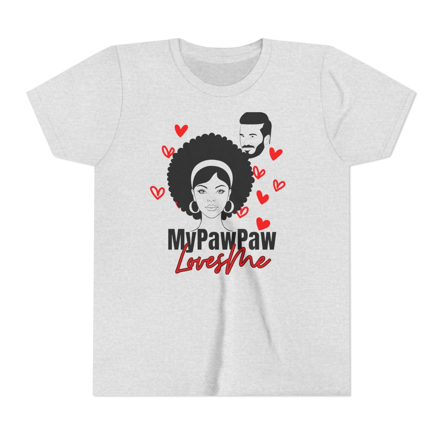 My PawPaw Loves Me Youth Tee - by Divinely Sown is Lightweight Comfort for a Girl