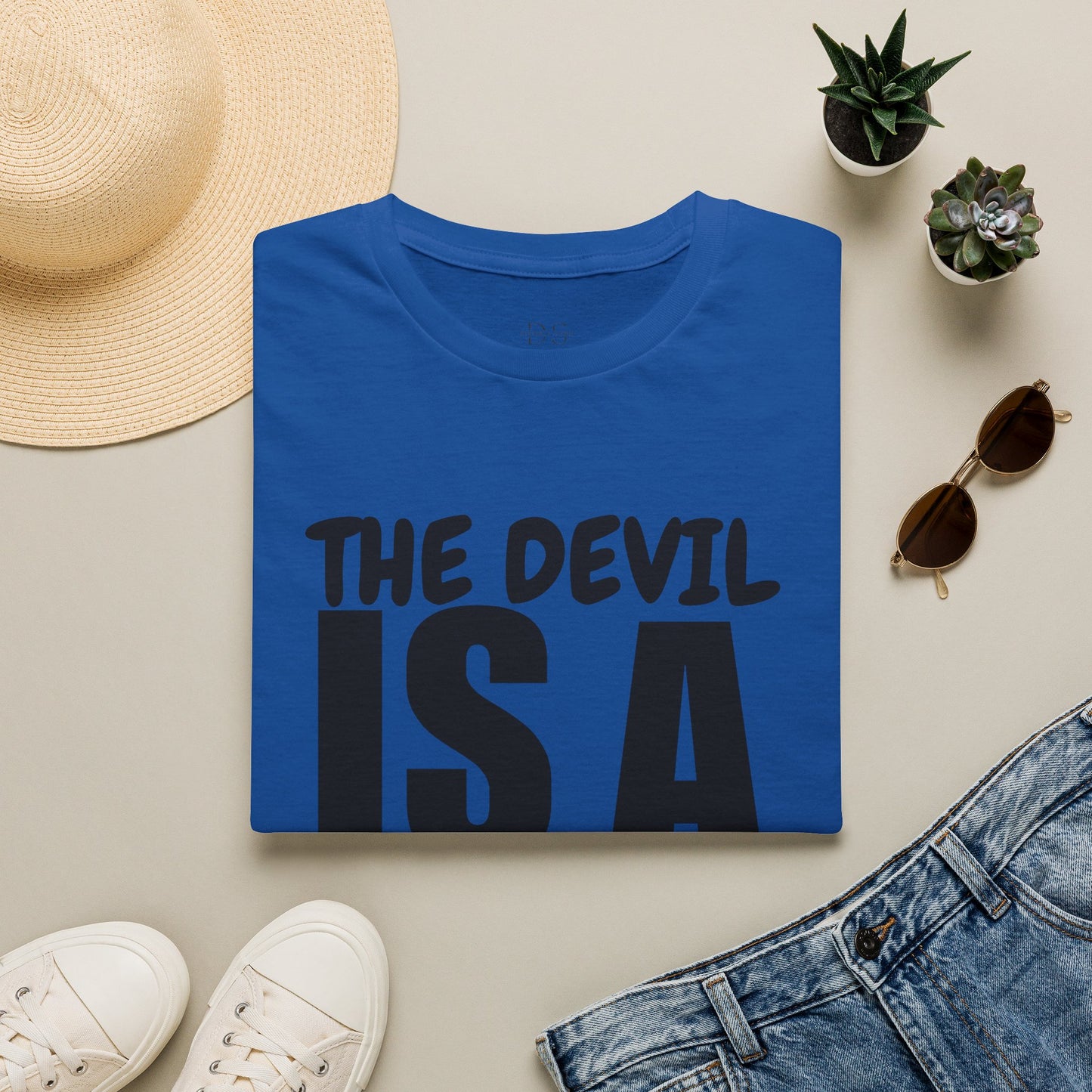 Christian Statement T-Shirt — "The Devil Is A Liar" Bold Faith Tee