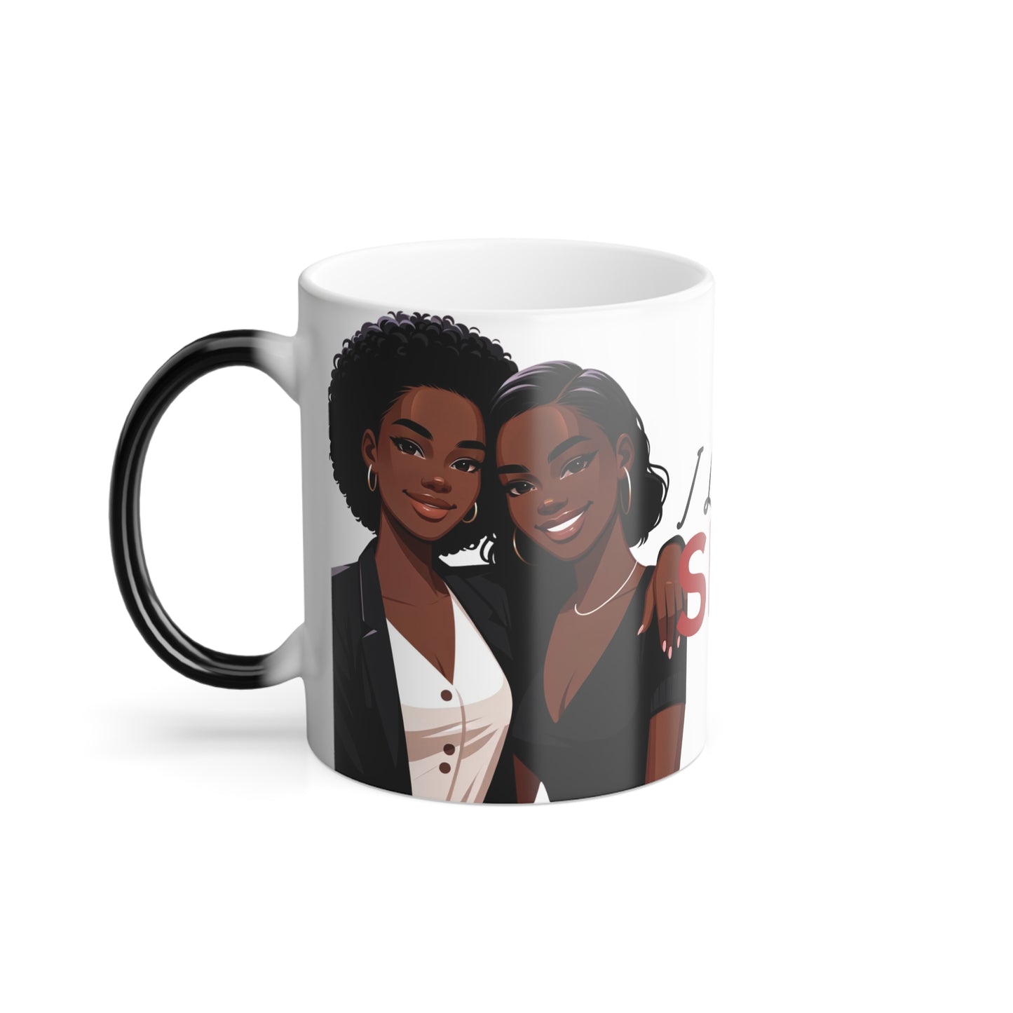 I Love My Big Sister Color Morphing Mug, 11oz by Divinely Sown