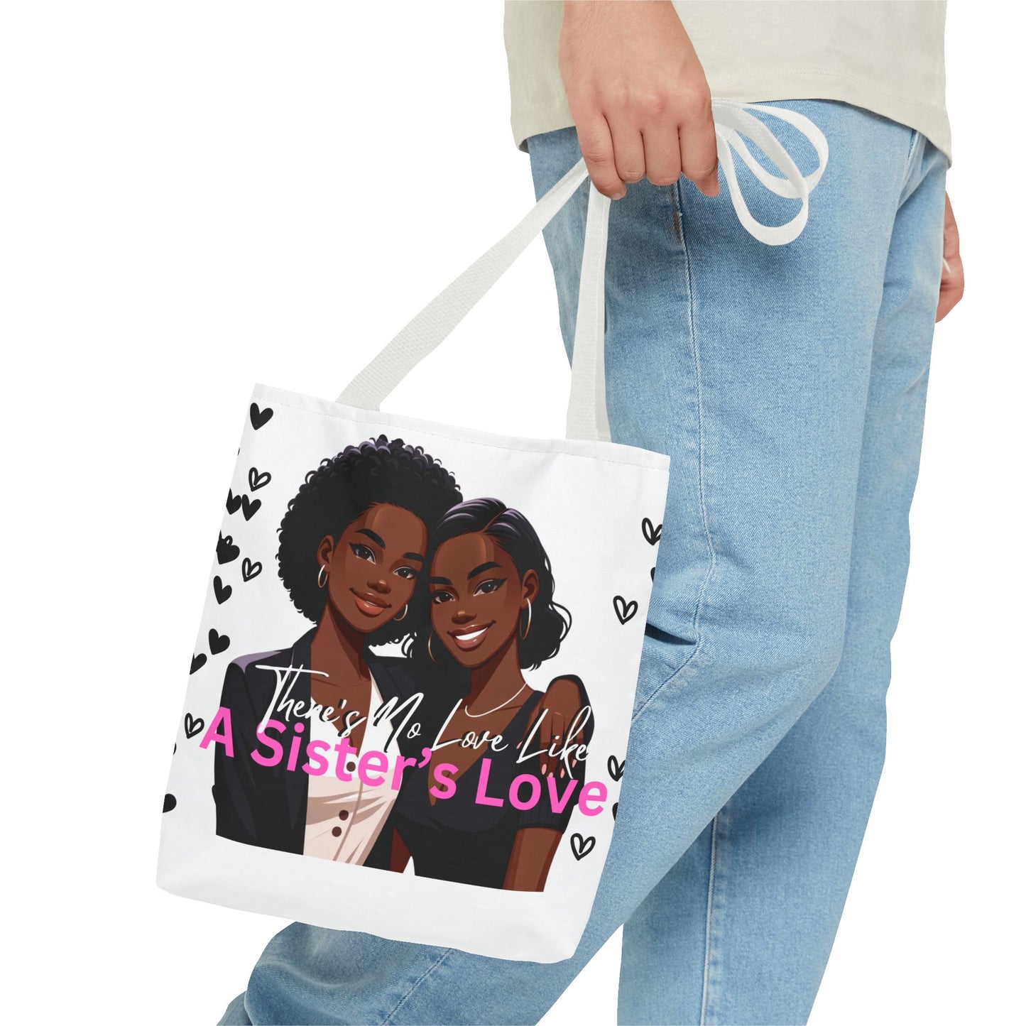 There's No Love Like A Sister's Love Tote Bag (AOP)