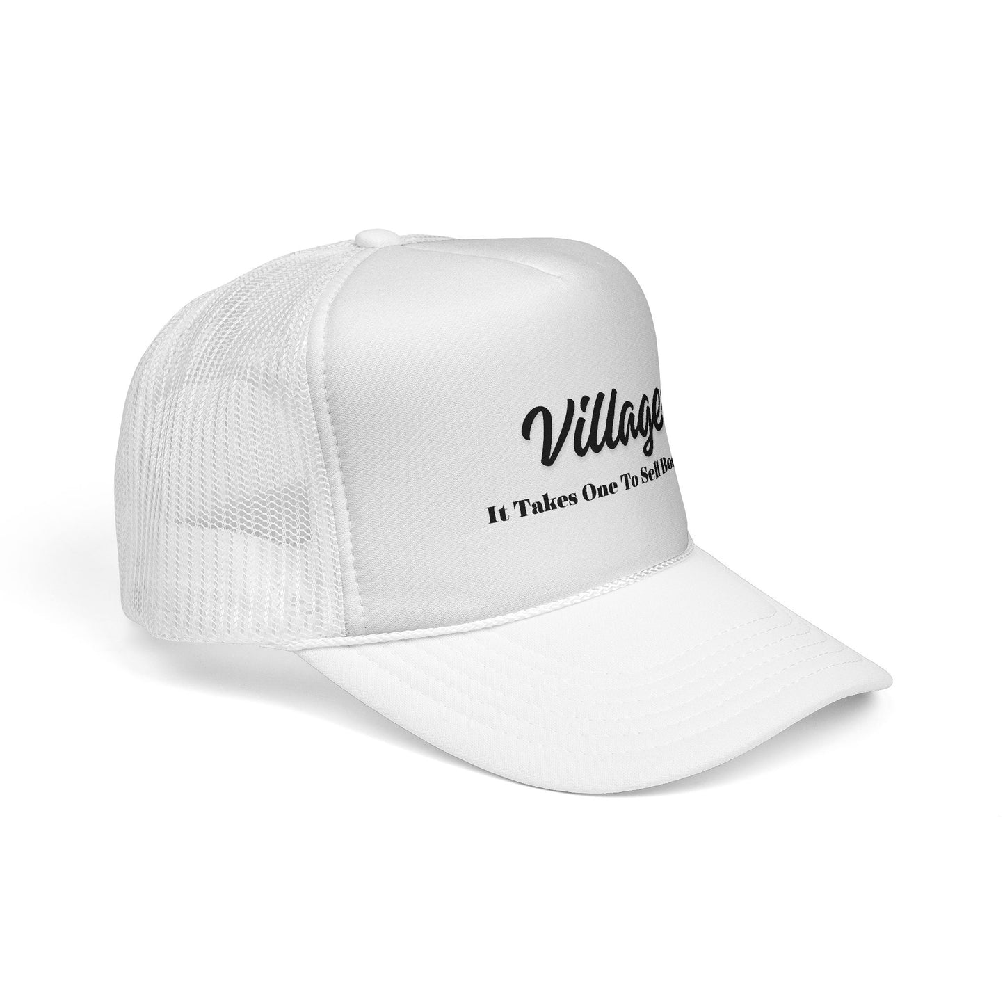 Village "It Takes One To Sell Books' Trucker Cap - by Divinely Sown for Any Occasion