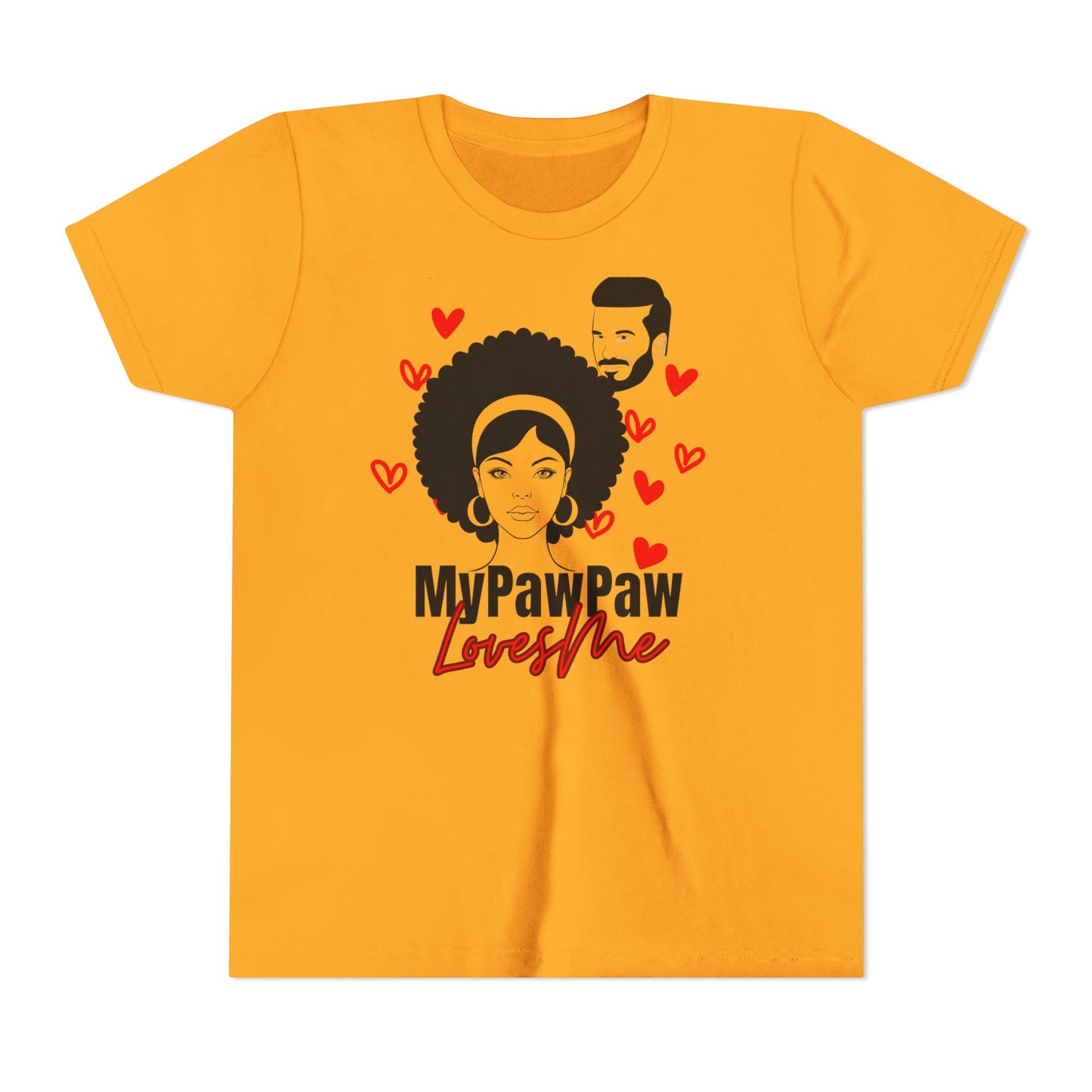 My PawPaw Loves Me Youth Tee - by Divinely Sown is Lightweight Comfort for a Girl