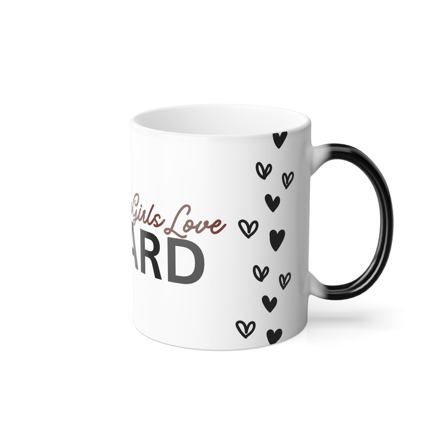 Brown Girls Love Hard Color Morphing Mug, 11oz by Divinely Sown Sister Love Collection