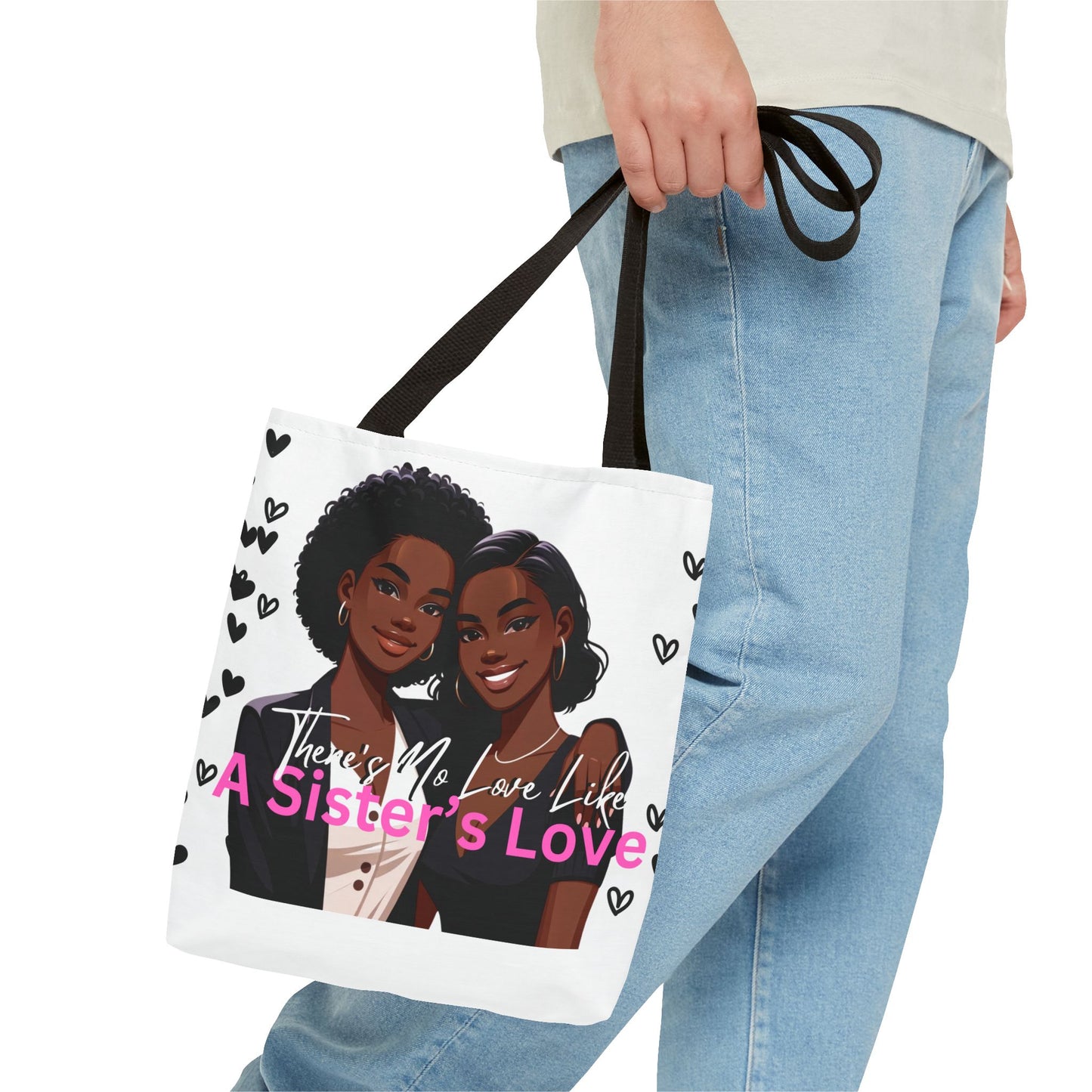 There's No Love Like A Sister's Love Tote Bag (AOP)