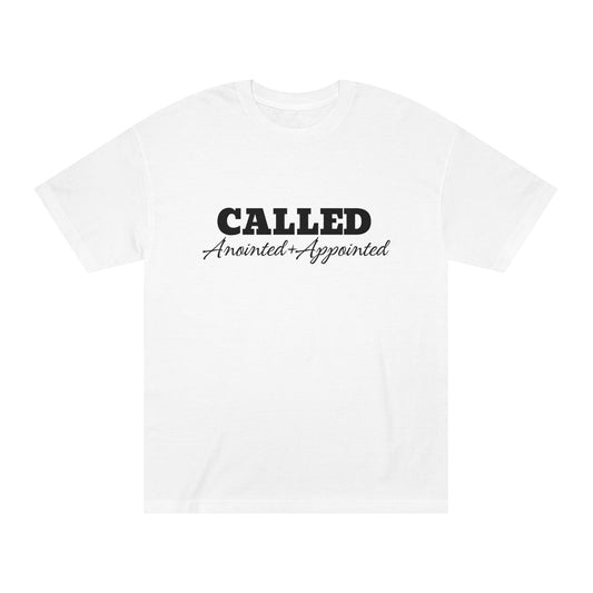 Faith-Inspired Unisex Classic Tee - 'Called' and 'Jesus' Design by Divinely Sown